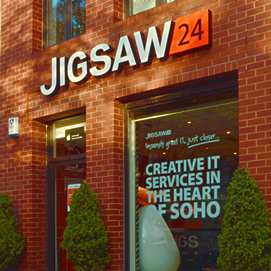 Jigsaw24 Entrance  - London Premesis